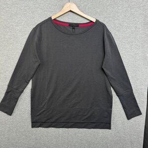 Greyson Celeste Womens Long Sleeve Shirt Size S Anthracite Sporty Luxury Golf